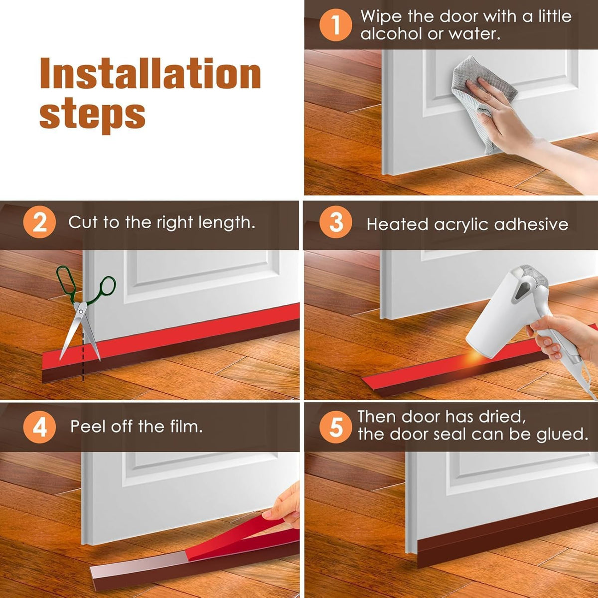 Door Bottom Sealing Strip (Buy 2 Get 2 Free)
