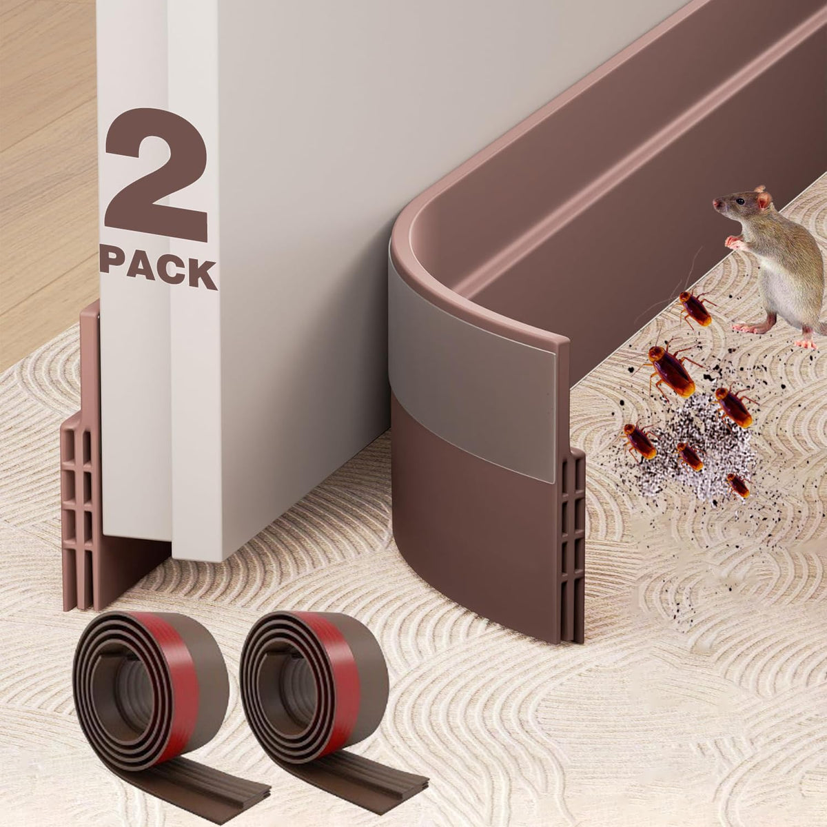 Door Bottom Sealing Strip (Buy 2 Get 2 Free)