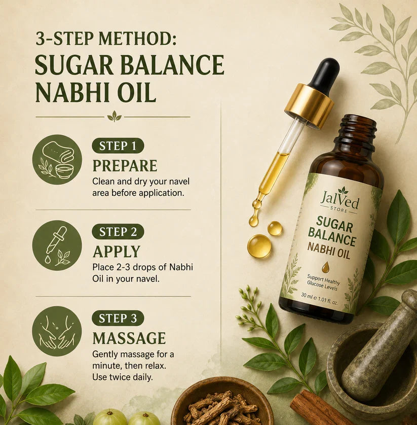 Ramban Nabhi Sugar Balance Oil (Pack of 2)