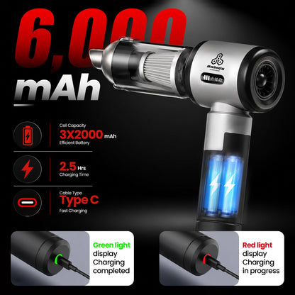 Autofy Bolt 5-in-1 Wireless Car Vacuum Cleaner
