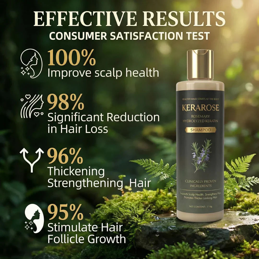 Kerarose Rosemary Shampoo For Hair Growth (Buy 1 Get 1 Free 🔥🔥)
