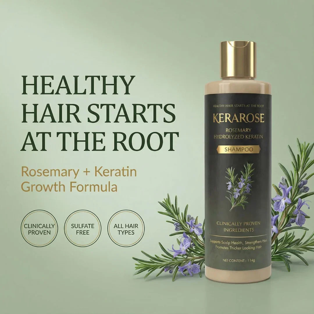 Kerarose Rosemary Shampoo For Hair Growth (Buy 1 Get 1 Free 🔥🔥)