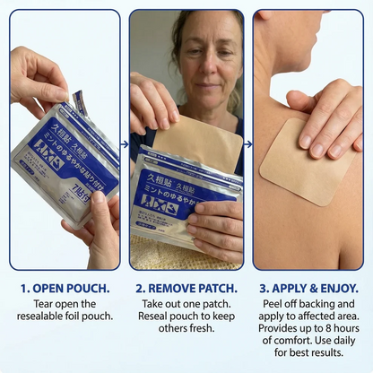 Japanese HeatRelief™ Pain Relief Heating Patches